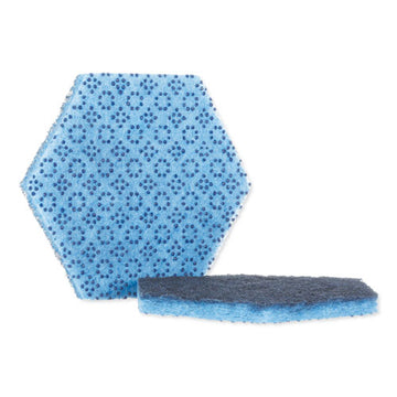 Scotch-Brite™ PROFESSIONAL Low Scratch Scour Pad 2000hex, 5.75 X 5, Blue, 15-carton freeshipping - TVN Wholesale
